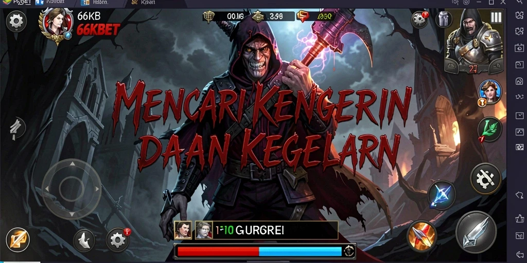 Screenshot menampilkan kengerian gameplay dalam 66KBET yang mencekam.