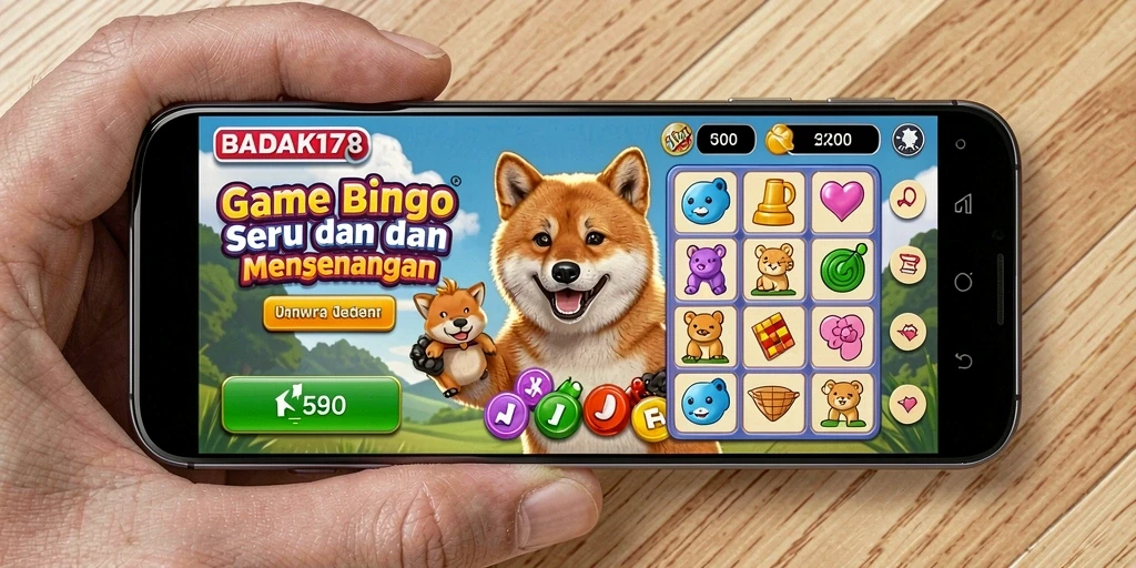 Tangkapan layar menunjukkan keseruan gameplay Bingo BADAK178.