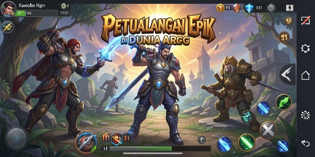 Screenshot <strong>F7F7</strong> menampilkan aksi pertarungan yang mendebarkan dalam dunia ARPG.