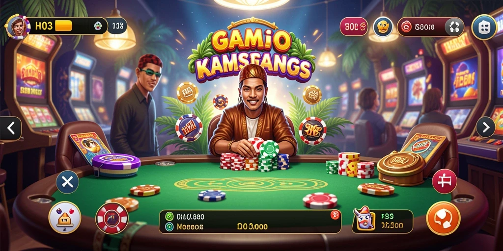 Tampilan menarik dari gameplay seru H03 dalam Kasino.