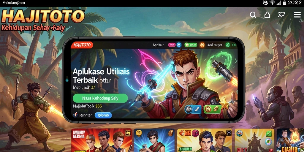 Screenshot utama HAJITOTO yang menampilkan antarmuka aplikasi Utility yang bersih dan fungsional.