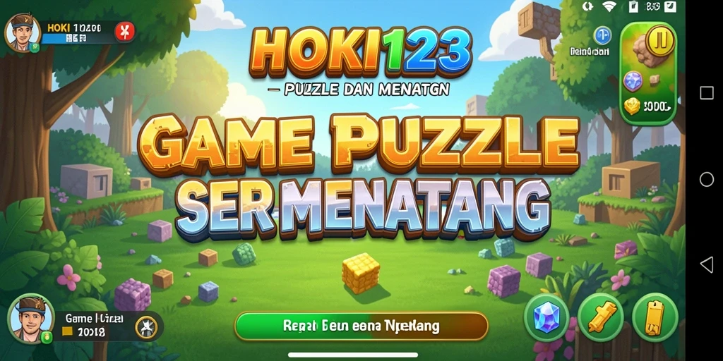Tampilan gameplay HOKI123 yang menarik dan penuh warna.