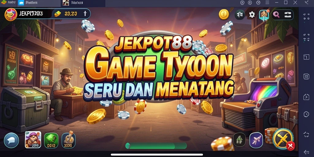 Tampilan gameplay JEKPOT88 yang menarik dalam dunia Tycoon.