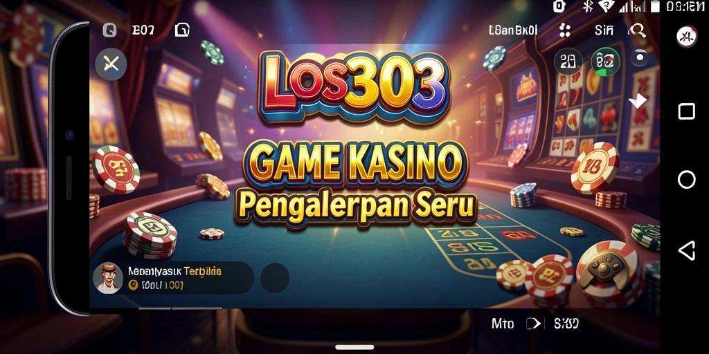 Tampilan menakjubkan dari gameplay Kasino di LOS303.