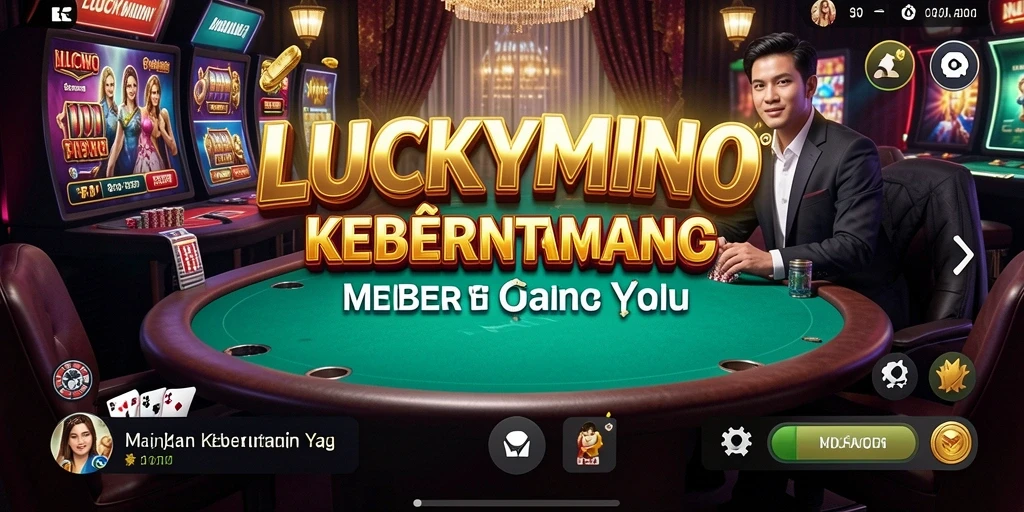 Gambaran gameplay Live Casino yang menarik di LUCKYMINO.