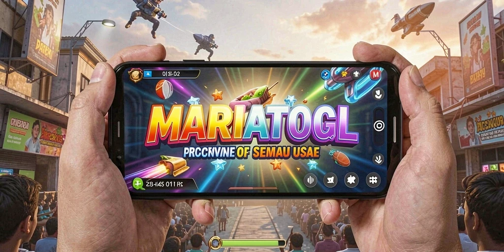 Tampilan gameplay seru MARIATOGL dengan grafis menarik.