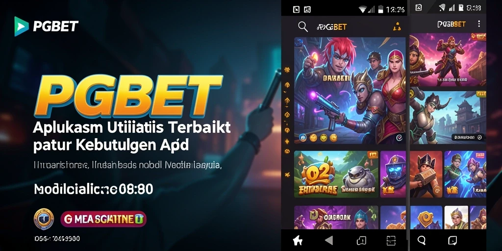 Tampilan antarmuka PGBET yang bersih dan mudah digunakan.