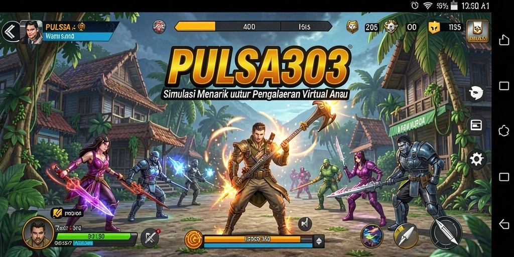 Tampilan gameplay PULSA303 yang penuh warna dan menarik.