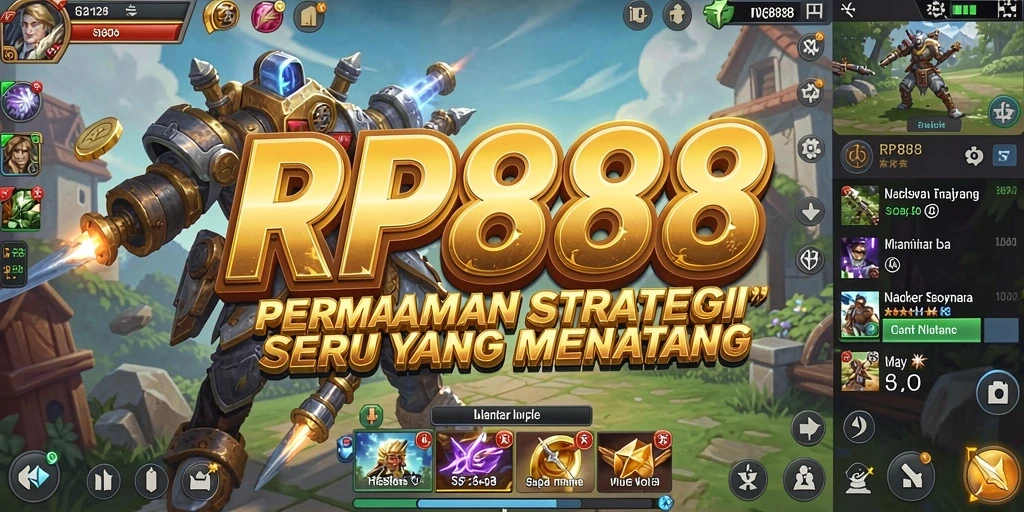 Tampilan gameplay RP888 yang seru dan penuh strategi.