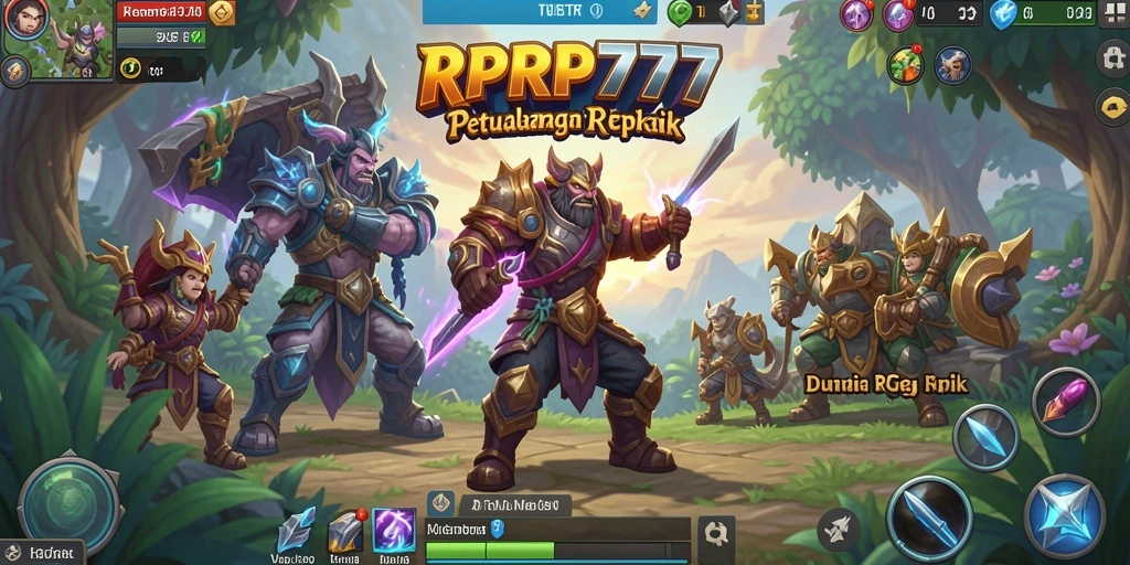 Tampilan gameplay RPRP777 yang memukau dengan aksi pertempuran yang mengasyikkan.