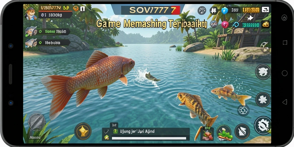 Tangkapan ikan memukau di SOV777 saat gameplay berlangsung.