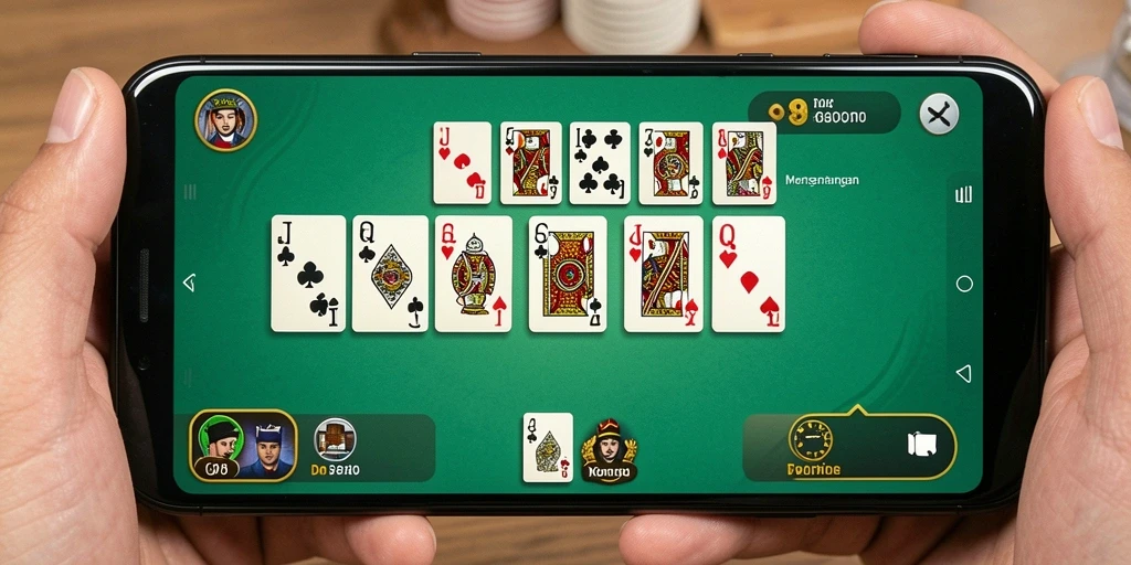 Screenshot T6 menampilkan gameplay Domino yang mendebarkan.