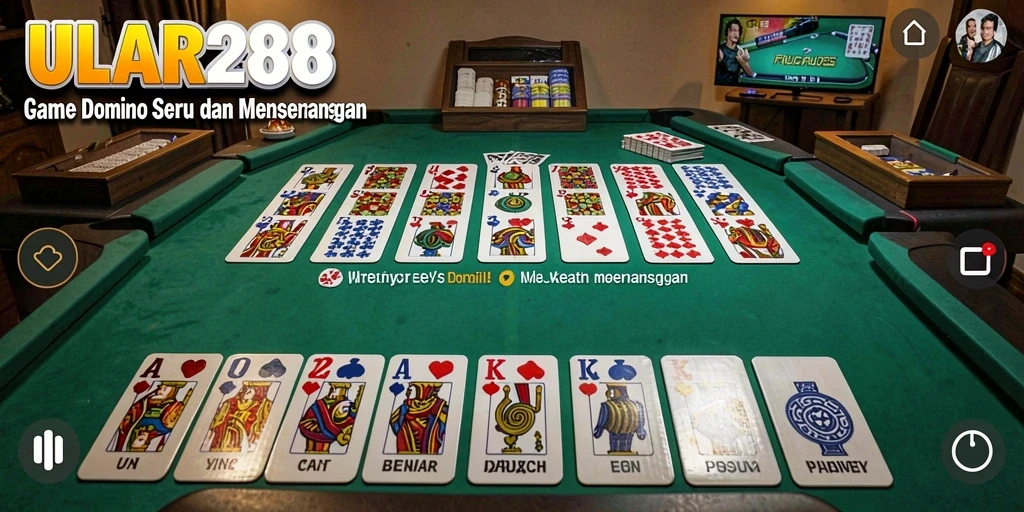 Tampilan gameplay menarik dari ULAR288 dalam genre Domino.