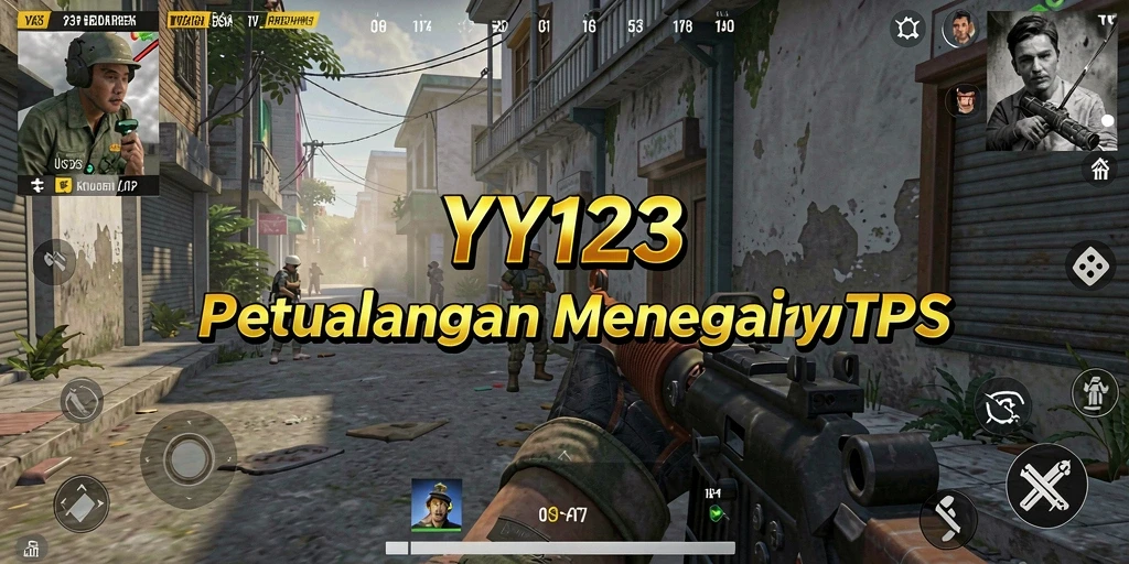 Tampilan gameplay menegangkan di YY123.